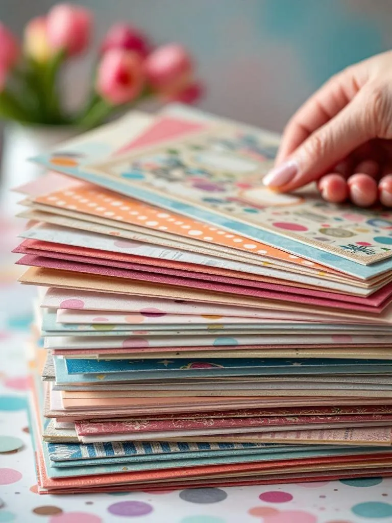Papel para Scrapbook: Guia Completo de Tipos, Texturas e Como Escolher