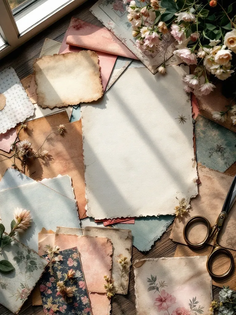 Papel Scrapbook para Imprimir Vintage: Charme e Praticidade para Seus Projetos