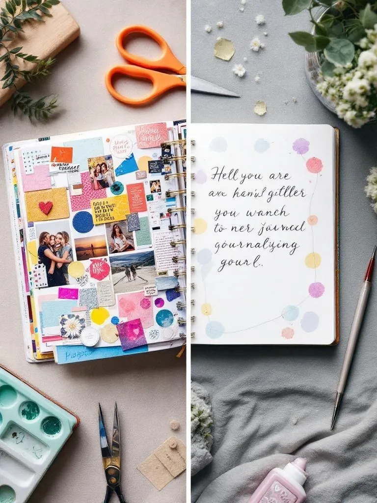 Scrapbook vs Journaling: Entenda as Diferenças e Descubra Seu Estilo!