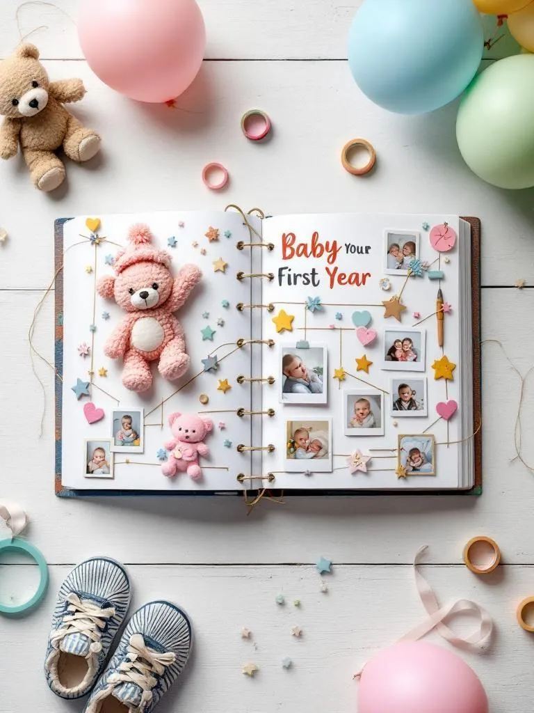 Scrapbook Infantil: Como Criar Lembranças Encantadoras para Crianças • Temas, Cores e Elementos Lúdicos
