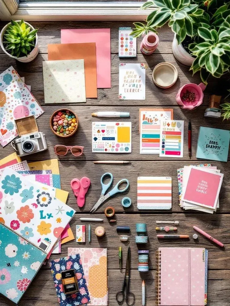 Como Planejar um Projeto de Scrapbook de Longo Prazo (como Álbuns de 12 Meses) • Organização, cronograma e manutenção da motivação ao longo do ano.