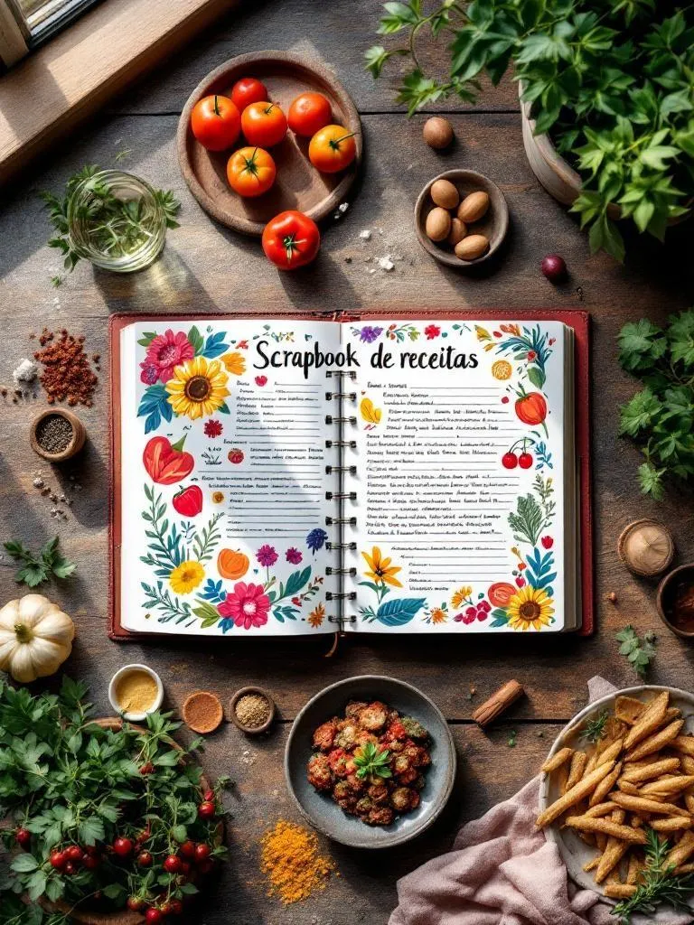 Álbum de Receitas: Transforme Suas Memórias Culinárias em uma Obra de Arte