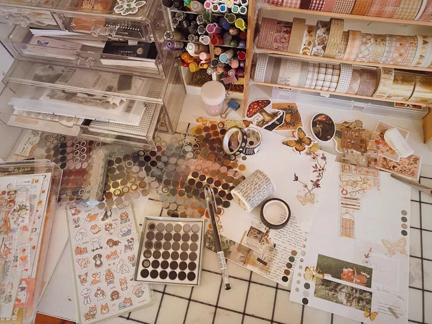 Técnica Monocromática no Scrapbook: Criando Impacto com Uma Única Cor